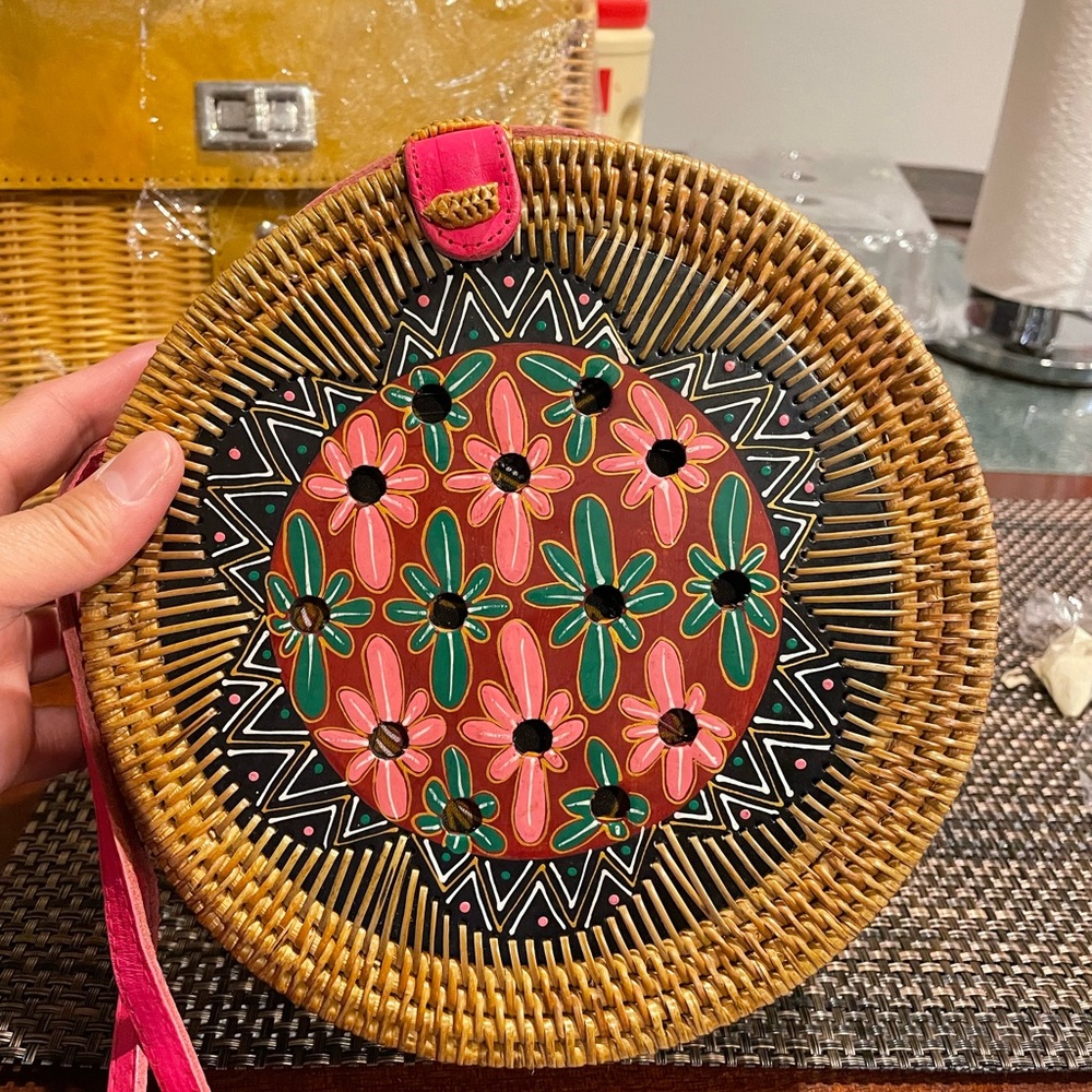 Rattan handbags